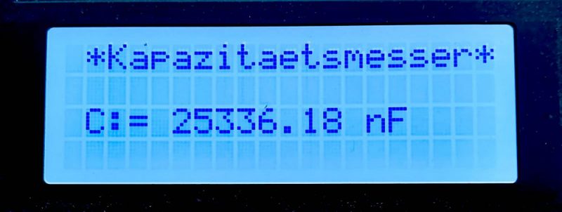 Kapazitätsmessung